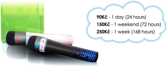 Prices for renting Xbox 360 Lips: 90 Kč/day, 150 Kč/weekend, 250 Kč/week.